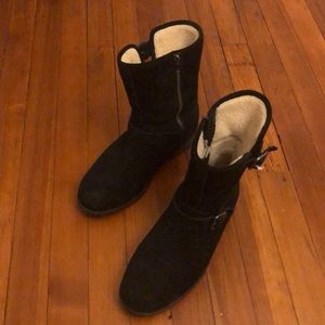 Used Black Suede Women’s Size 11 UGG boots